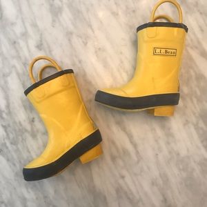 LL Bean Rainboots size 5T